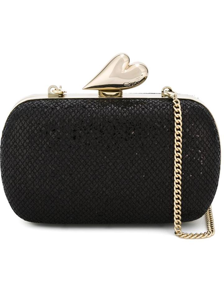 Diane Von Furstenberg Heart Snap Closure Cross Body Bag