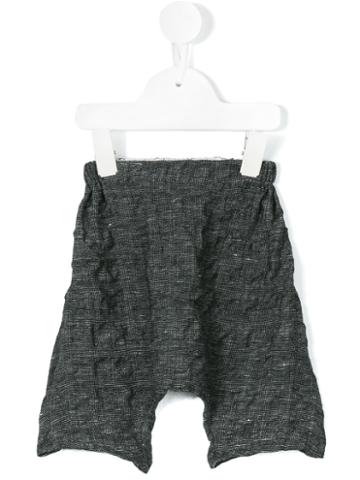 Tree House - Ruched Shorts - Kids - Linen/flax/polyamide/polyester/viscose - 24 Mth, Black