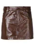 Chloé Fitted Mini Skirt - Brown