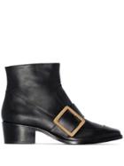 Roker Whickham 35 Buckled Ankle Boots - Black