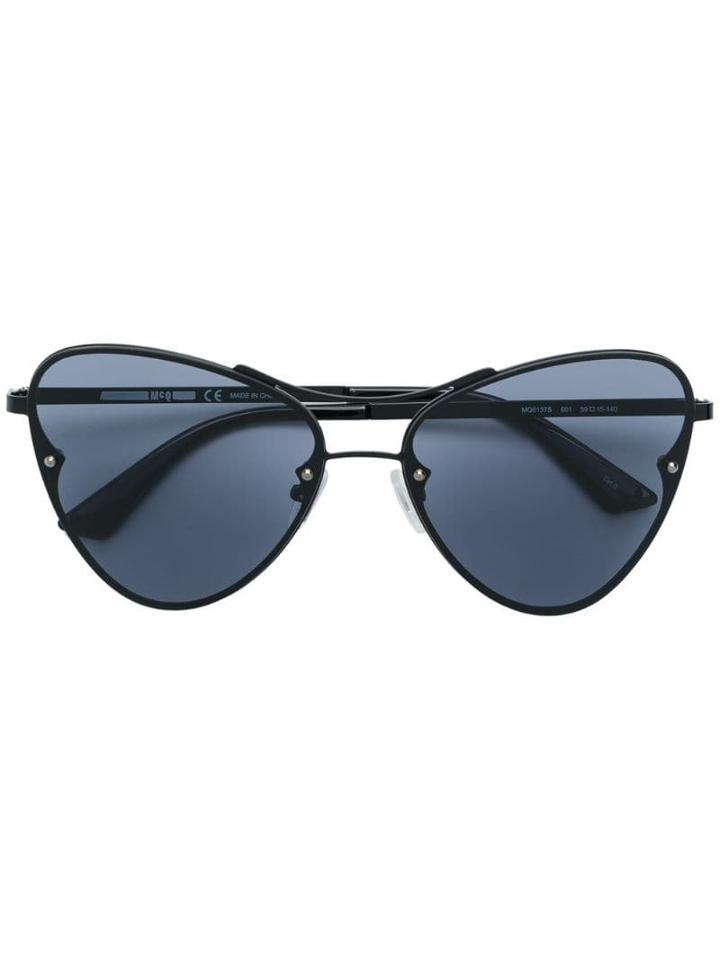 Mcq Alexander Mcqueen Oversized Tinted Sunglasses - Black
