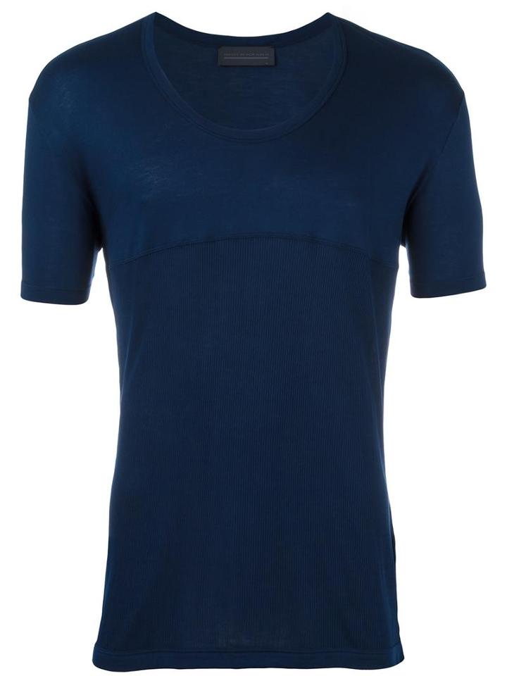 Diesel Black Gold Plain T-shirt, Men's, Size: Xs, Blue, Rayon
