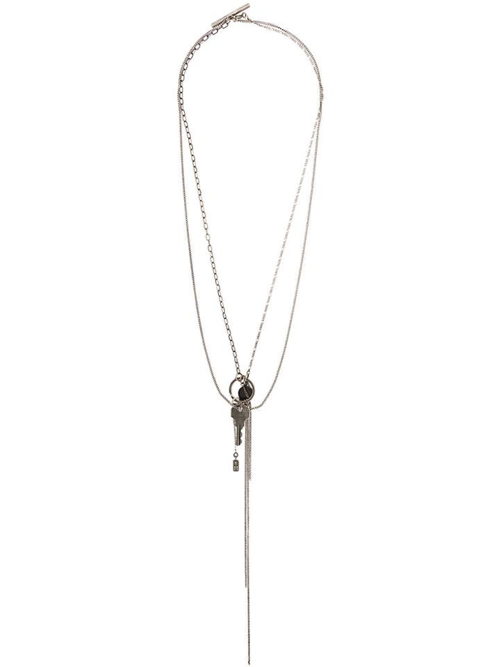 Ann Demeulemeester Key Detail Necklace - Metallic