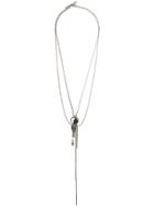 Ann Demeulemeester Key Detail Necklace - Metallic