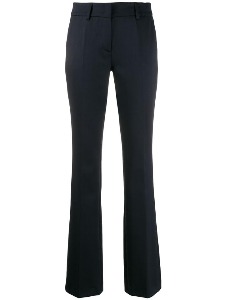 Blanca Mid-rise Flared Trousers - Blue