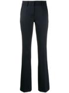 Blanca Mid-rise Flared Trousers - Blue
