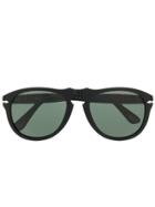 Persol Round Framed Sunglasses - Black
