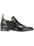 Edhen Milano Classic Monk Boots - Black