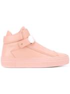 Nicholas Kirkwood Pearl Strap Hi-top Sneakers - Pink & Purple
