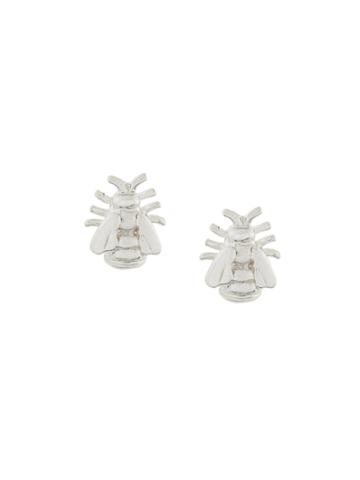Alex Monroe Bee Stud Earrings - Metallic