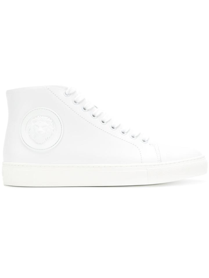 Versus Logo Plaque Sneakers - White