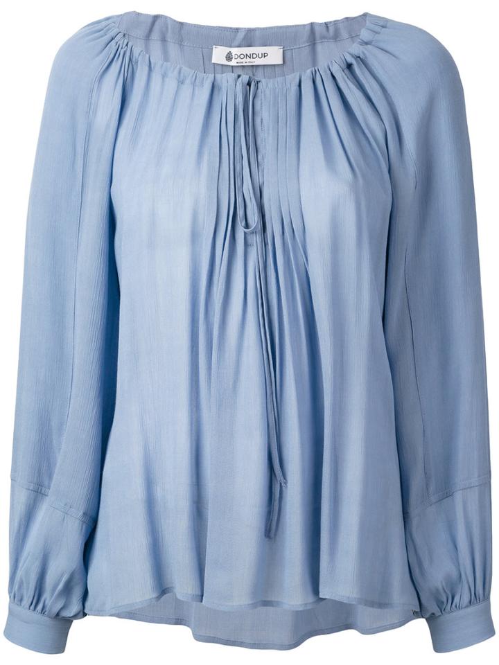 Dondup - Sannia Blouse - Women - Viscose - 40, Blue, Viscose