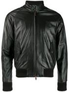 Tagliatore Zip-up Biker Jacket - Brown