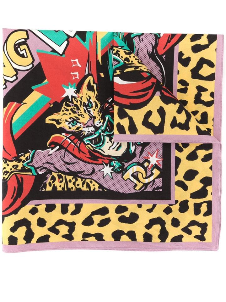 Dolce & Gabbana Printed Bandana - Multicolour