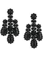 Simone Rocha Statement Drop Earrings - Black
