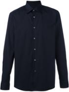 Jil Sander Classic Shirt, Men's, Size: 42, Blue, Cotton/polyamide/spandex/elastane