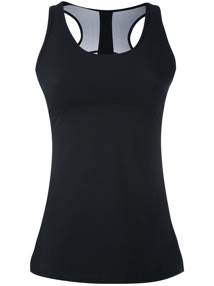 Sàpopa - Cut-out Racerback Tank - Women - Nylon/spandex/elastane - S, Black