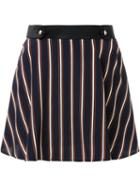 Loveless Striped Mini Skirt