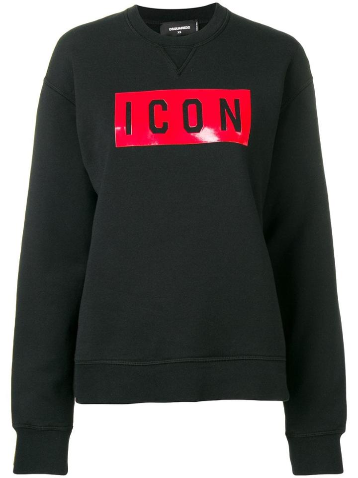 Dsquared2 Icon Patch Sweatshirt - Black