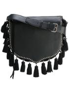 Rebecca Minkoff Tassel Detail Shoulder Bag - Black