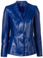 Sylvie Schimmel Classic Fitted Blazer - Blue