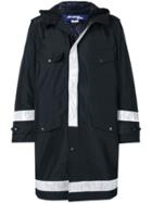 Junya Watanabe Man Hooded Midi Raincoat - Black