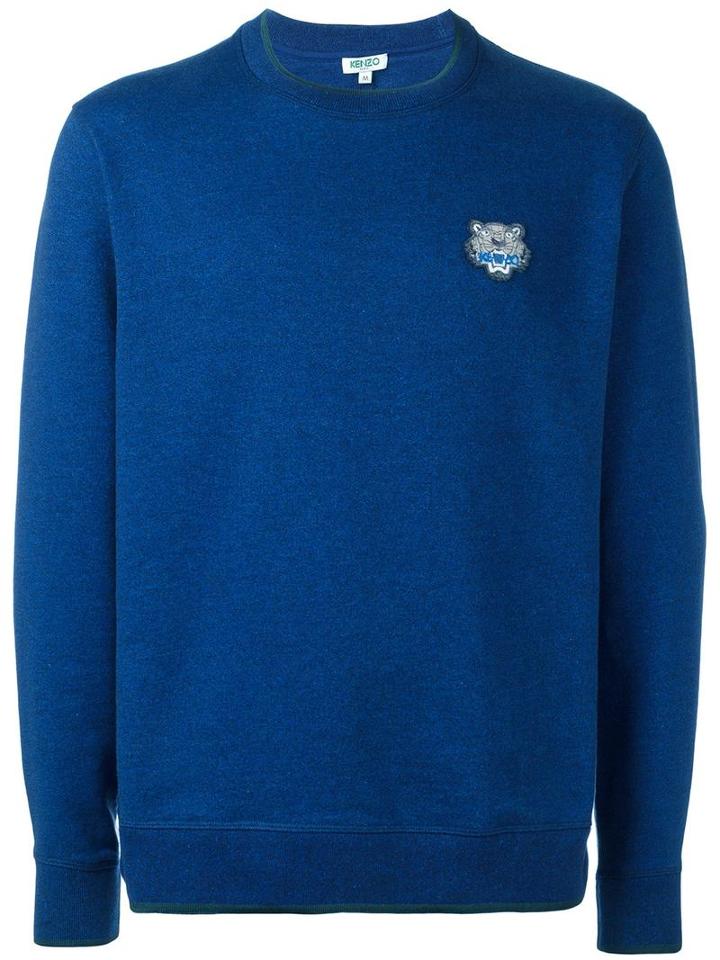 Kenzo Mini Tiger Sweatshirt, Men's, Size: Large, Blue, Cotton
