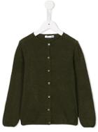 Knot Cable Knit Detail Cardigan, Girl's, Size: 8 Yrs, Green