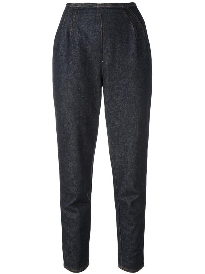 Jean Paul Gaultier Vintage High Waist Denim Trousers