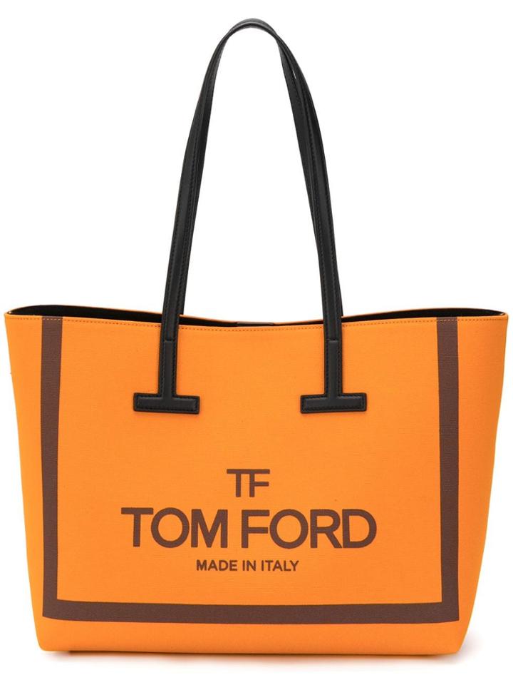 Tom Ford Canvas Tote Bag - Orange