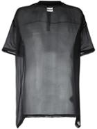 Odeur 'quad' T-shirt, Adult Unisex, Size: Medium, Black, Silk/viscose
