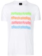 Ps By Paul Smith Colour-block Stripe T-shirt - White
