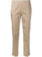 Incentive! Cashmere Creased Tapered Trousers - Brown