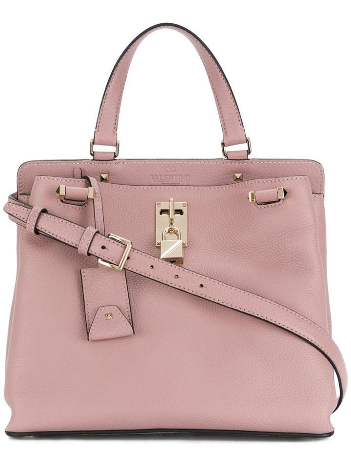 Valentino Valentino Garavani Piper Medium Tote Bag - Pink & Purple