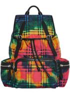 Burberry Tie-dye Vintage Check Rucksack - Multicolour