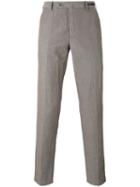 Pt01 - Skinny Trousers - Men - Cotton/linen/flax - 46, Brown, Cotton/linen/flax