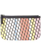Pierre Hardy Cube Stripes Clutch - Multicolour