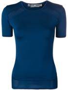 Adidas By Stella Mccartney Fitted Sports T-shirt - Blue