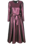 Ultràchic Tied Waist Dress - Pink & Purple