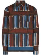 Prada Printed Long-sleeve Shirt - F0038 Bruciato