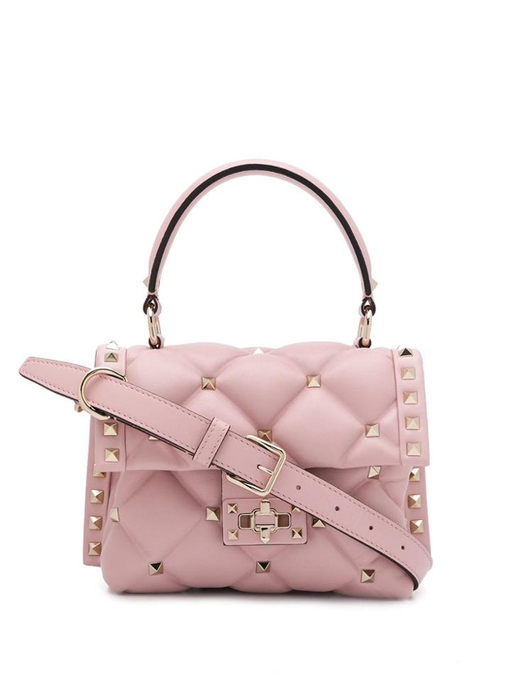 Valentino Studded Shoulder Bag - Pink