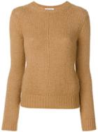 Dondup Ribbed Crew Neck Sweater - Brown