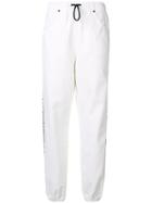Alexander Wang Logo Tape Track Pants - White
