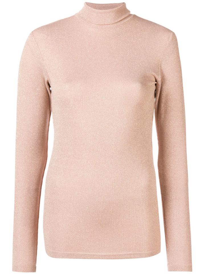 Pinko Roll Neck Sweater - Pink & Purple