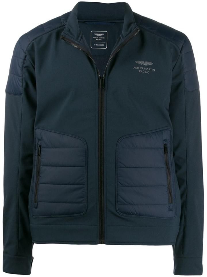 Hackett Aston Martin Racing Print Padded Jacket - Blue