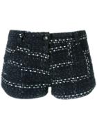 Andrea Bogosian - Tweed Shorts - Women - Acrylic/polyester/wool - P, Black, Acrylic/polyester/wool