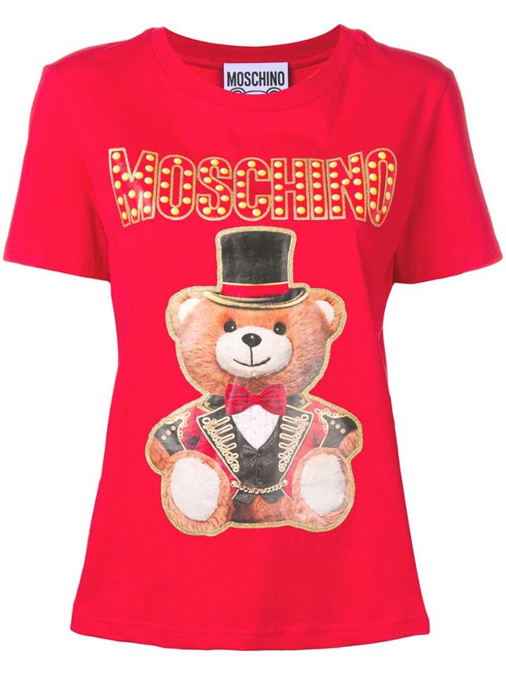 Moschino Printed T-shirt - Red