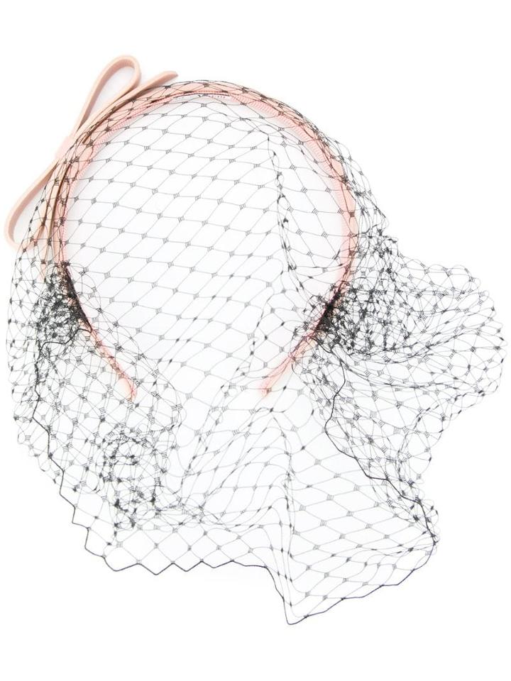 Red Valentino Veil Detailed Headband - Neutrals