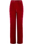 P.a.r.o.s.h. Elasticated Waist Trousers - Red