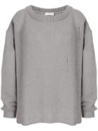 Faith Connexion Oversized Sweater - Grey